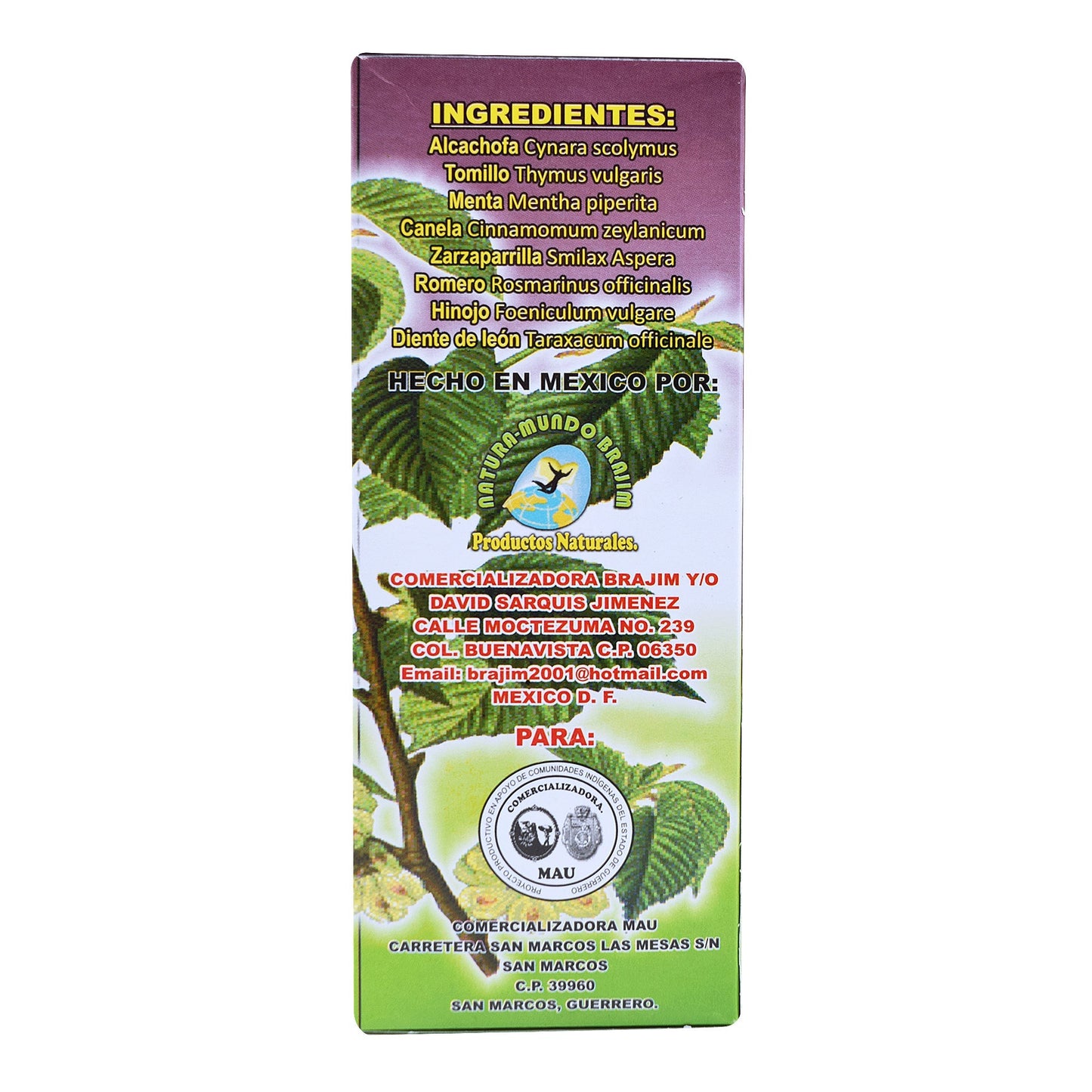 Jarabe Hierbas Suecas 240 Mililitros (NATURA MUNDO BRAJIM)