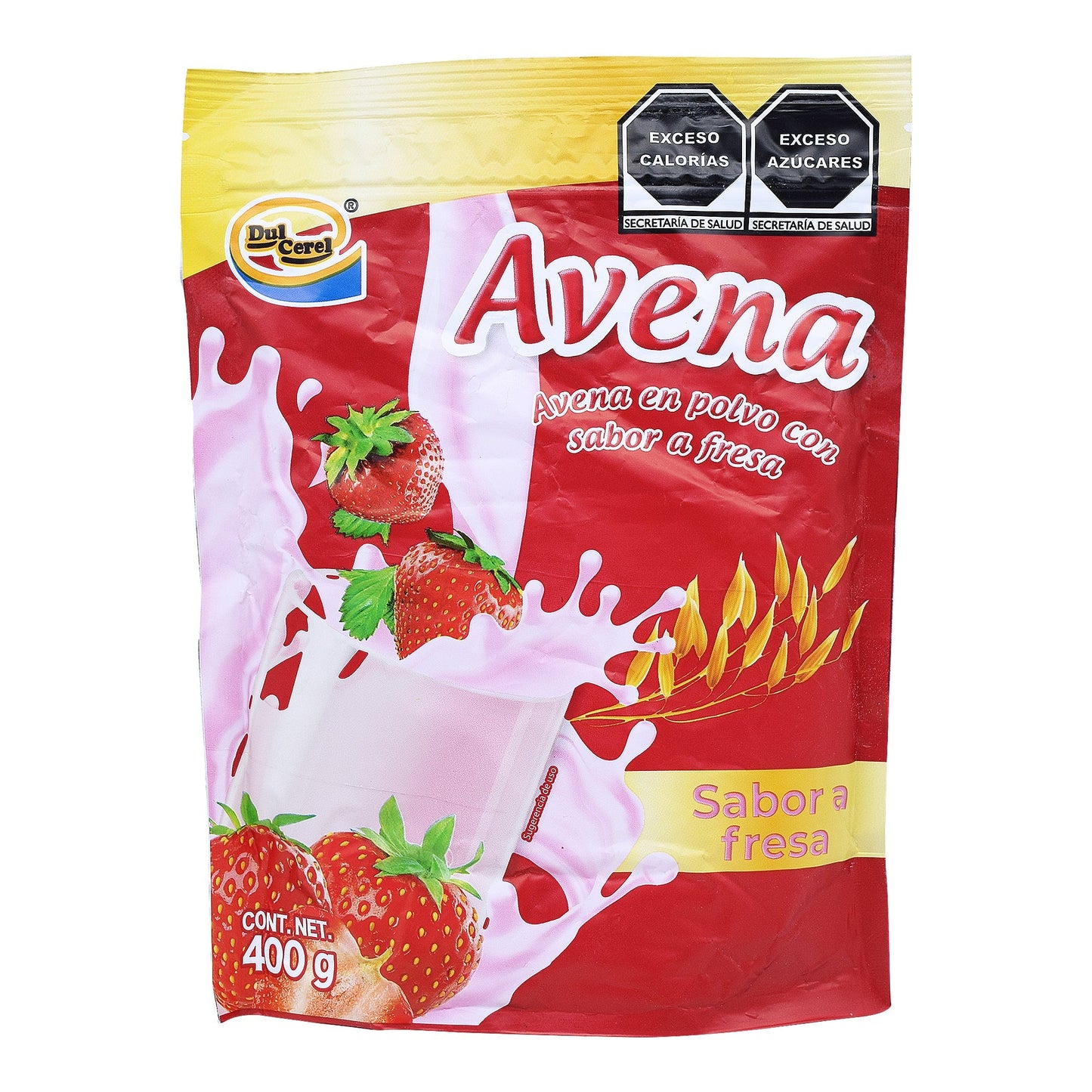 Bebida De Avena Sab Fresa 400 G (DULCEREL)
