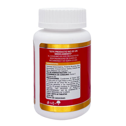 Zinc 60 Tabletas (ULTRA SOYA)