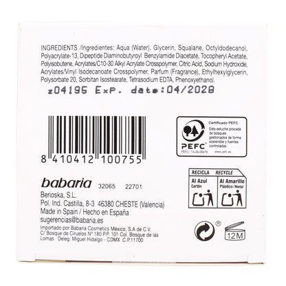 Crema Facial Botox 50 Mililitros (BABARIA)