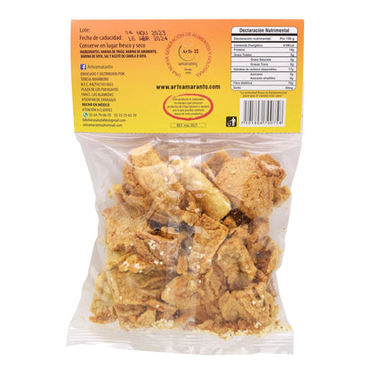 Chicharron Con Amaranto Y Soya Natural 50 G (Caja 12) (ARTE AMARANTO)