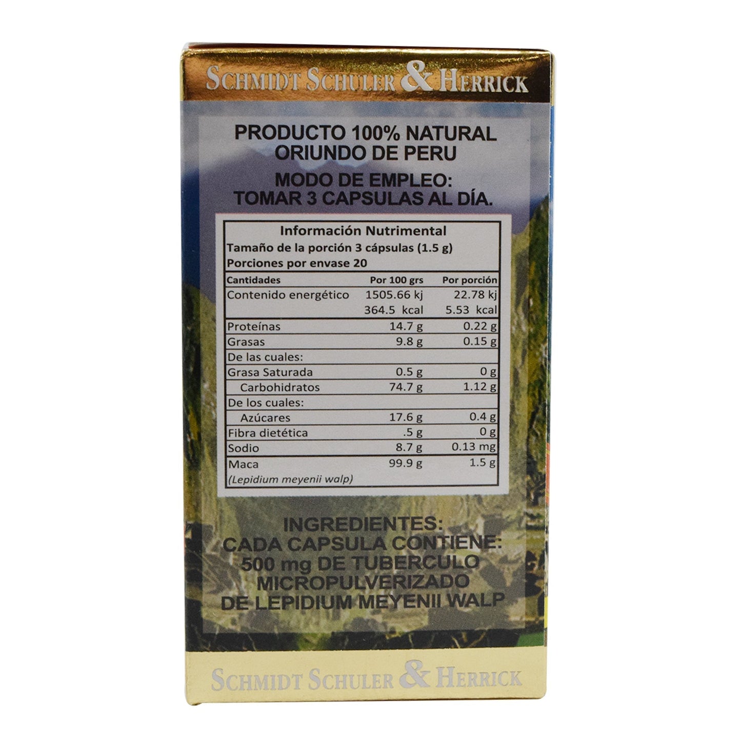 Maca Power 60 Cápsulas (SCHULER)