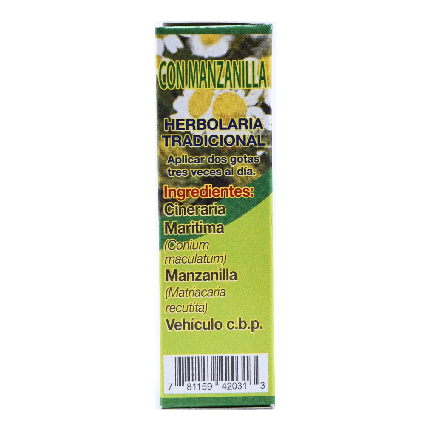 Cineraria Maritima Con Manzanilla 20 Mililitros (GOLD LIFE)