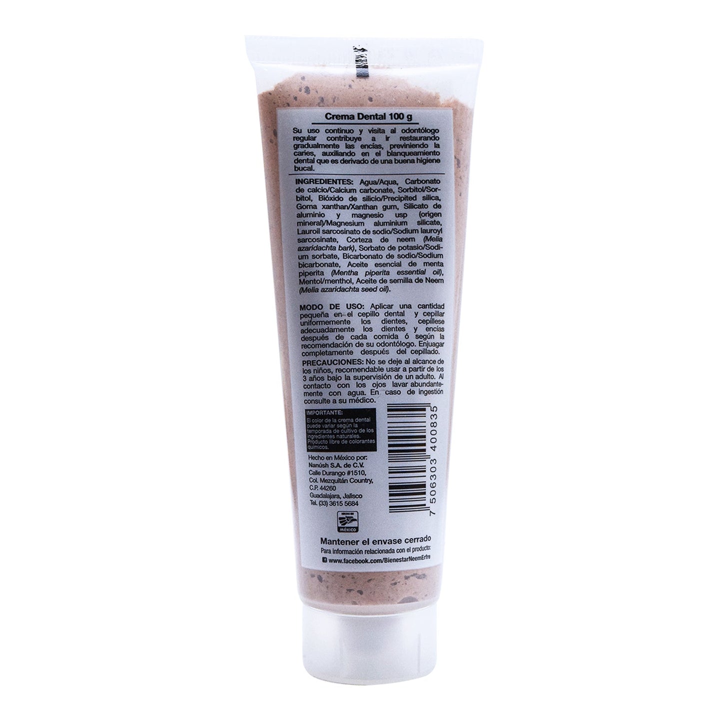 Pasta Dental De Neem 100 G (NEEM ERFRE)