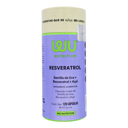 Resveratrol 120 Cápsulas (WU NUTRITION)