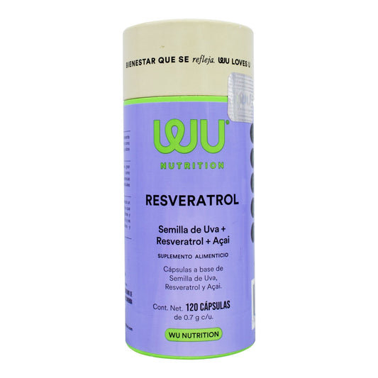 Resveratrol 120 Cápsulas (WU NUTRITION)
