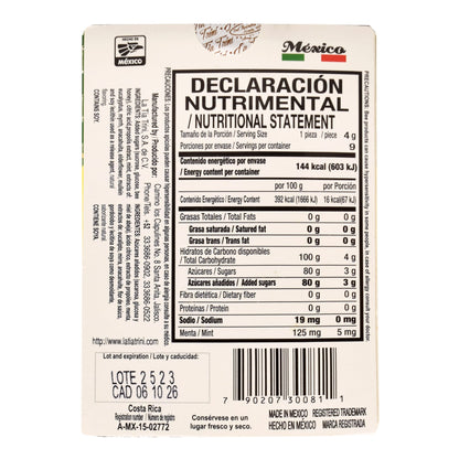 Caramelo De Propoleo Sabor Miel 36 G (Paquete 12) (LA TIA TRINI)
