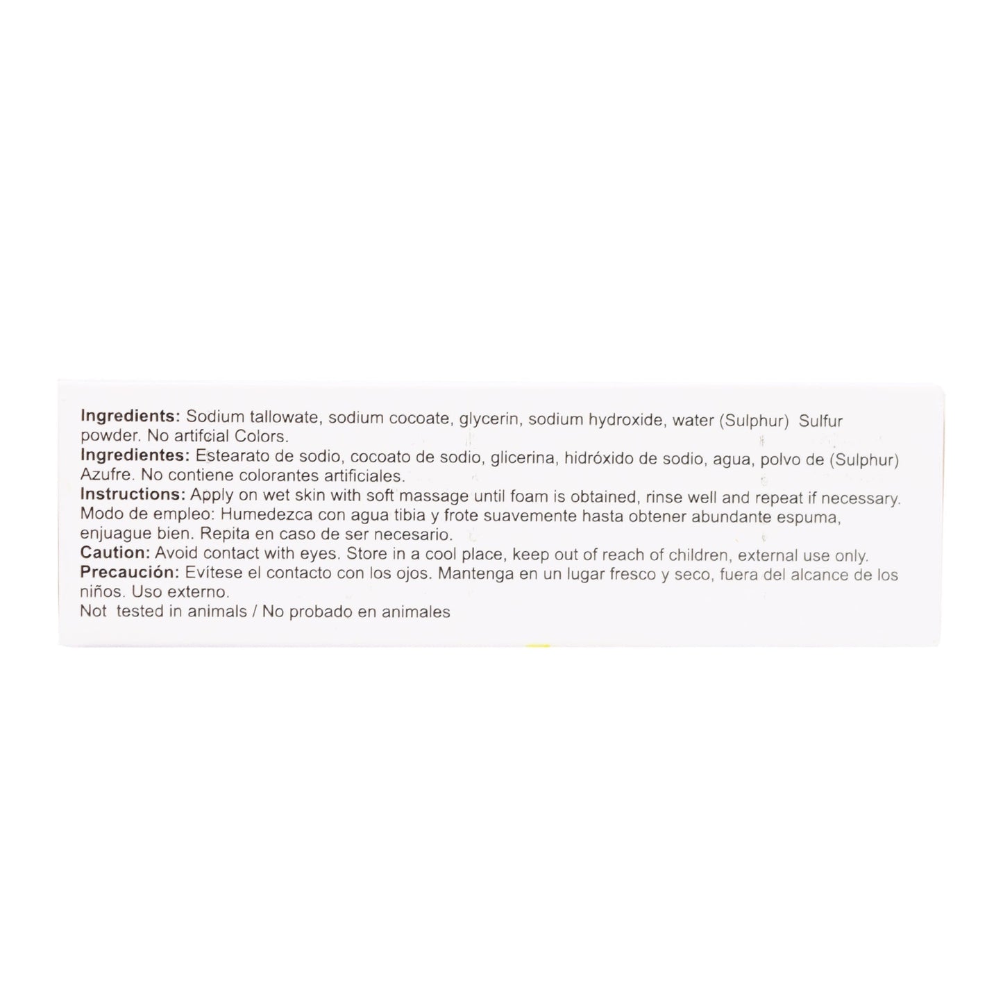 Jabon De Azufre 100 G (KARLA DI)