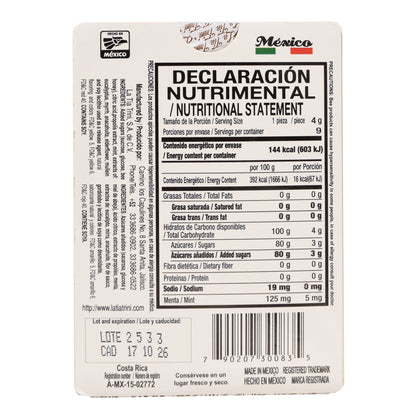 Caramelo De Propoleo Sabor Naranja 36 G (Paquete 12) (LA TIA TRINI)