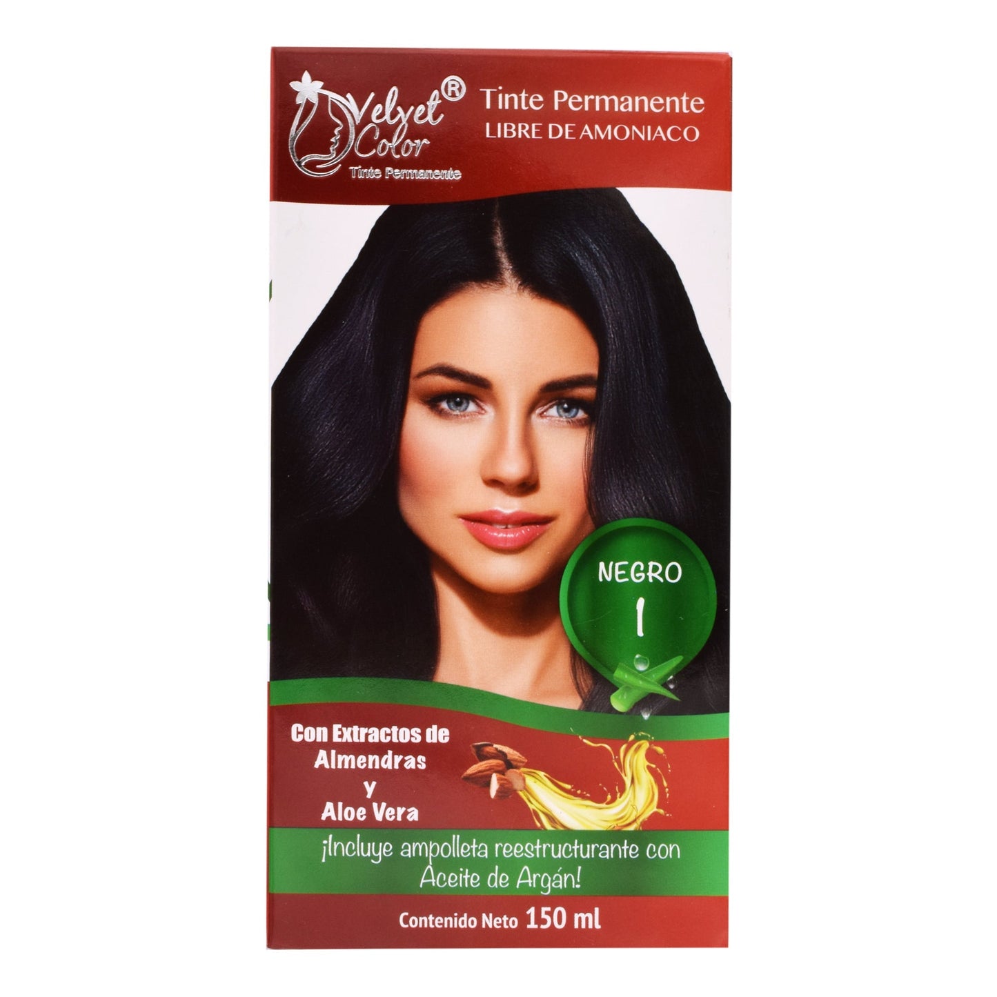 Tinte Negro 150 Mililitros (VELVET COLOR)