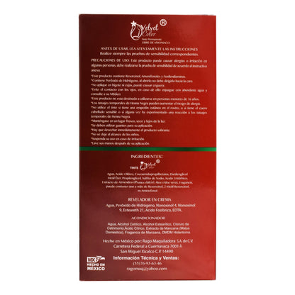 Tinte Negro 150 Mililitros (VELVET COLOR)