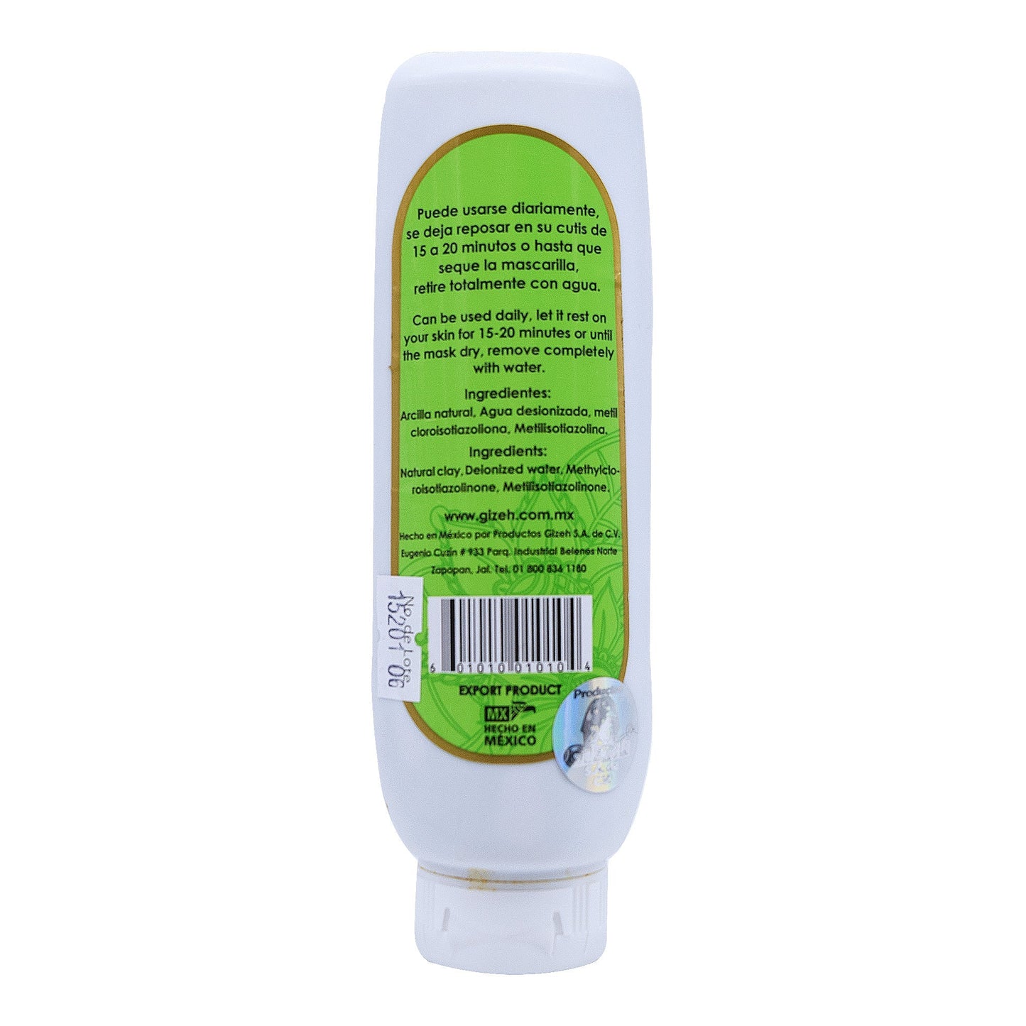 Mascarilla De Arcilla Verde 230 G (GIZEH)