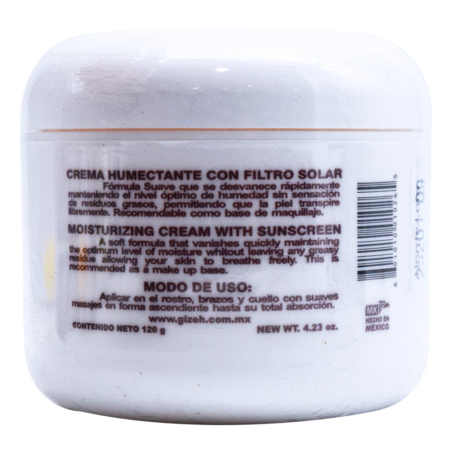Crema Humectante Con Colageno Fs 120 G (GIZEH)