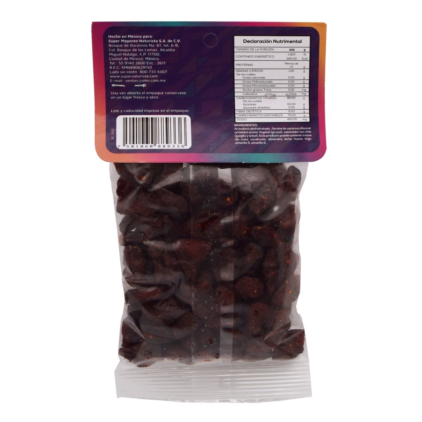 Arandano Con Chile 80 G (KUKUL NAT)