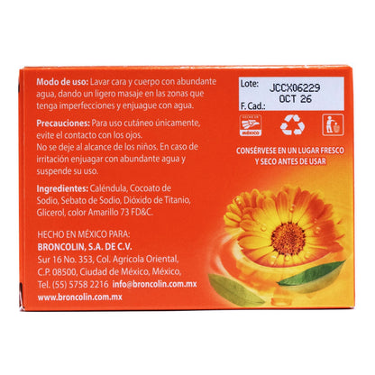 Jabon De Calendula Antiseptico 100 G (HERBACIL)