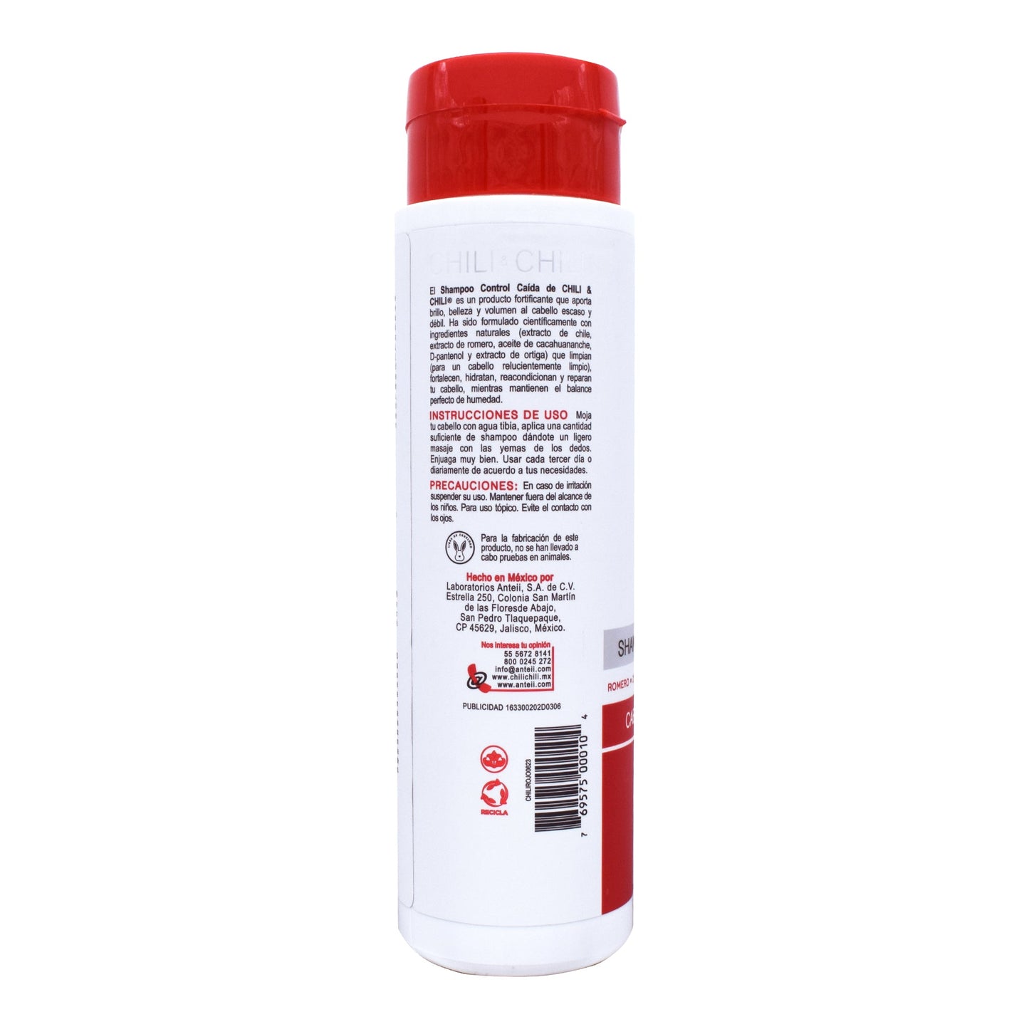 Shampoo Chili  Chili 500 Mililitros (CHILI & CHILI)