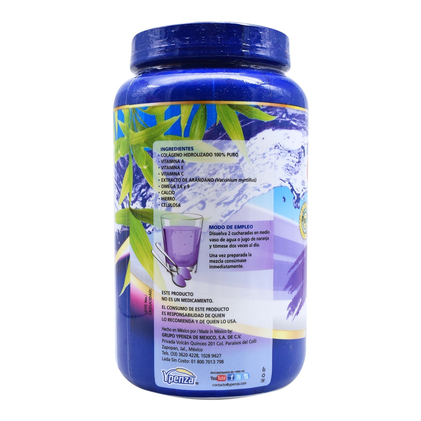 Colageno Hidrolizado Sab Blueberry 1100 G (YPENZA)
