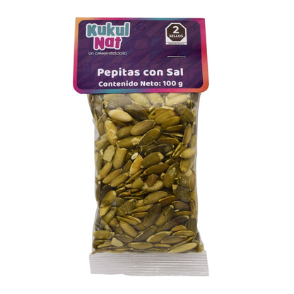 Pepitas Con Sal 100 G (KUKUL NAT)