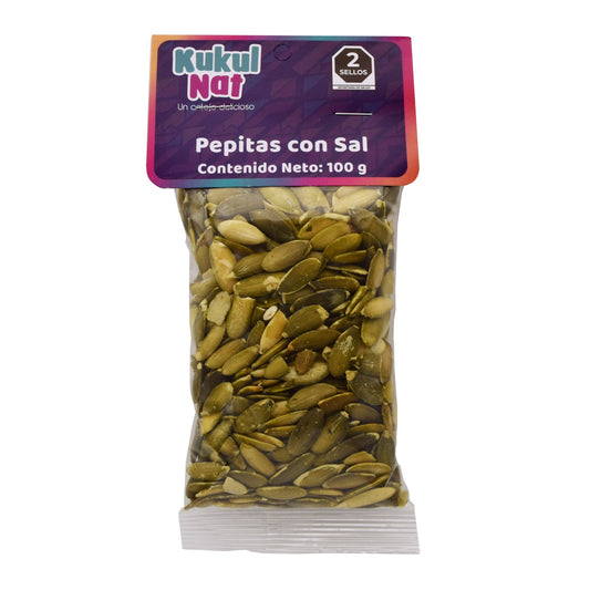 Pepitas Con Sal 100 G (KUKUL NAT)