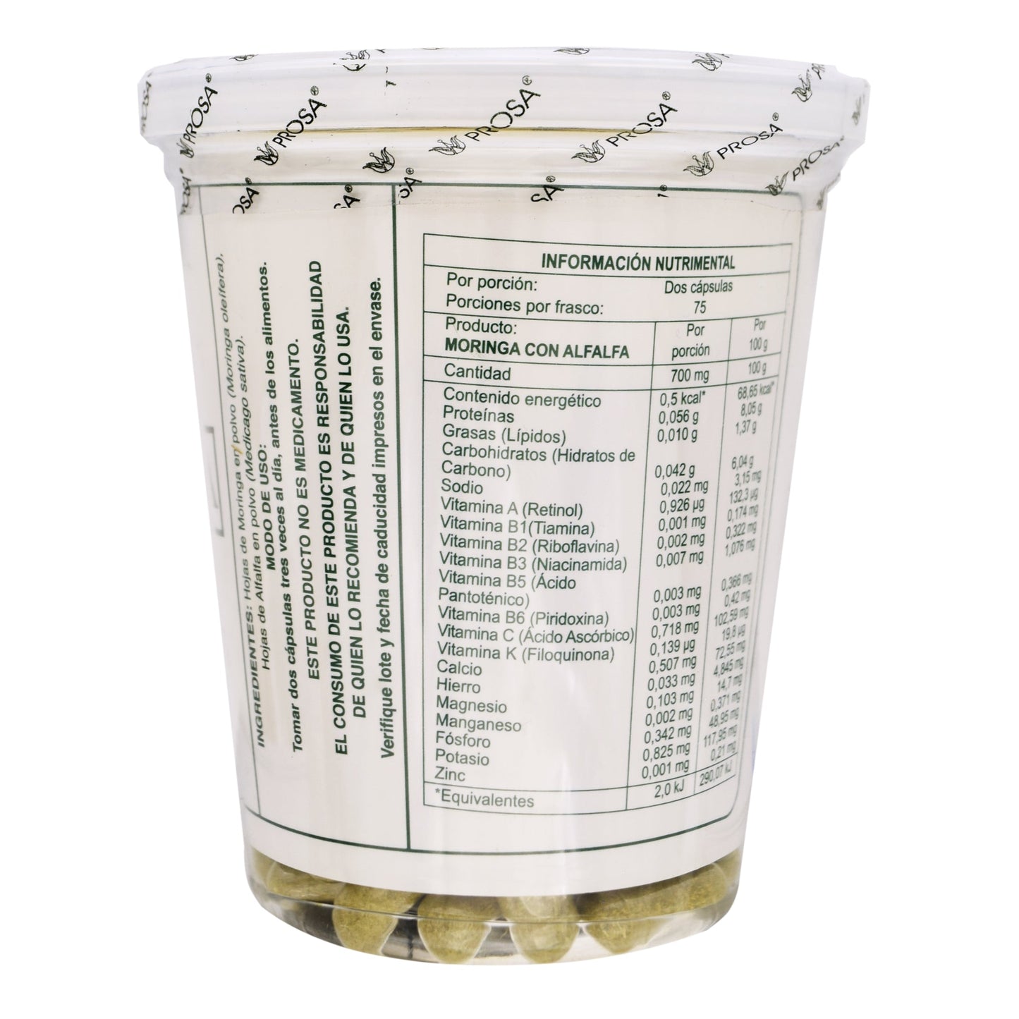 Moringa 150 Cápsulas (PROSA)