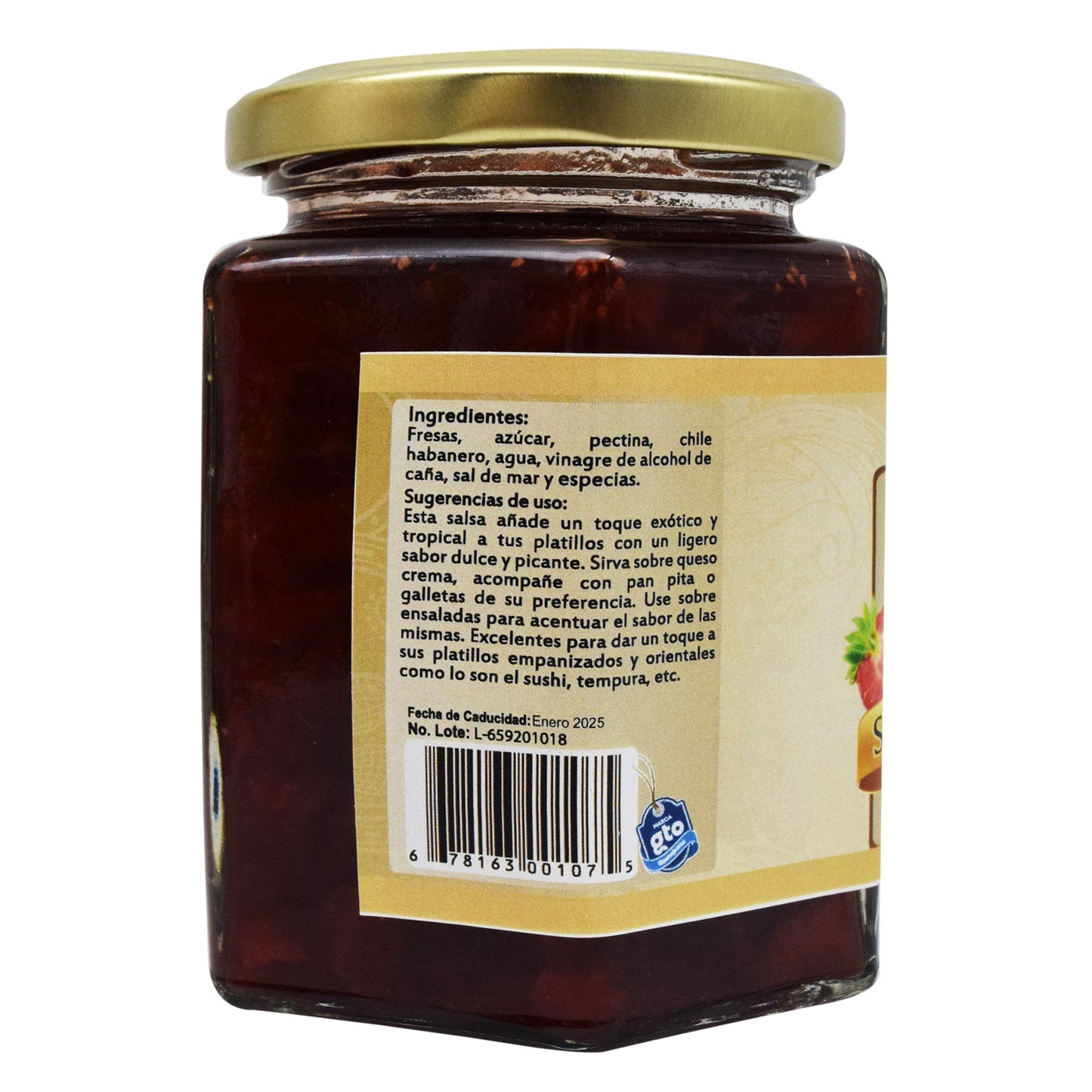 Salsa Fresa Habanero 305 G (NATURE IN)