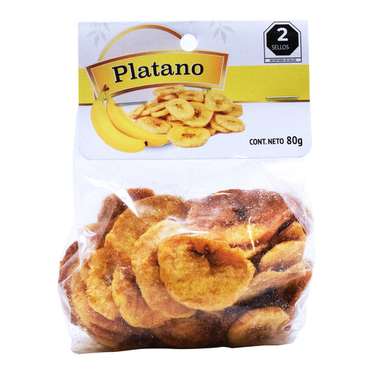 Hojuelas De Platano 80 G (CRAZY FLAVOR)