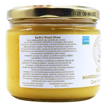 Mantequilla Clarificada Ghee 265 G (EARTHS FINEST)