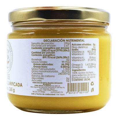 Mantequilla Clarificada Ghee 265 G (EARTHS FINEST)