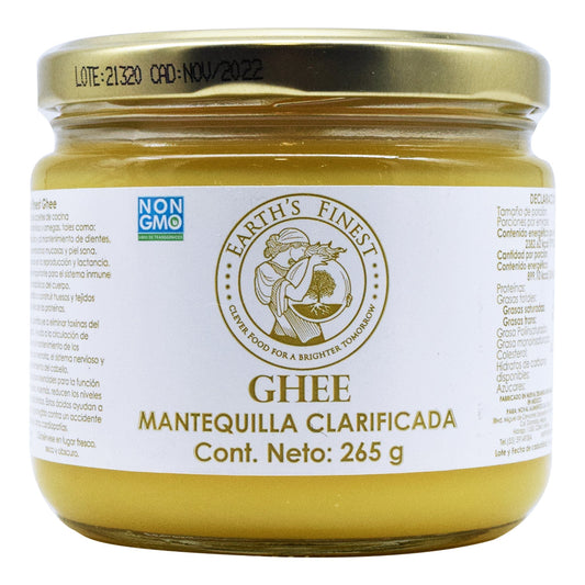 Mantequilla Clarificada Ghee 265 G (EARTHS FINEST)
