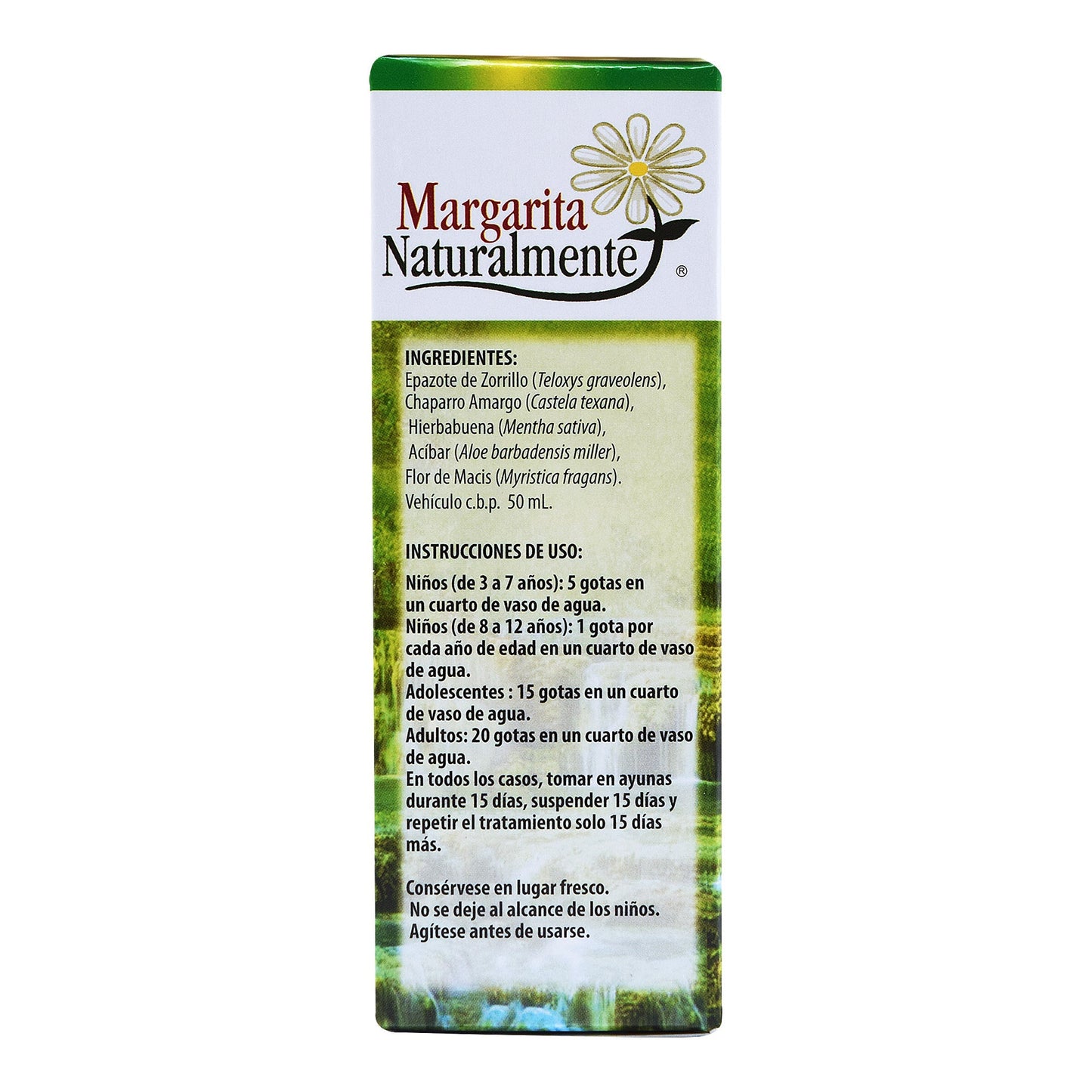 Chaparro Amargo Compuesto Extracto 50 Mililitros (MARGARITA NATURAL)
