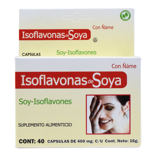 Isoflavonas De Soya 40 Cápsulas (NATURALES CALIFORNIA)