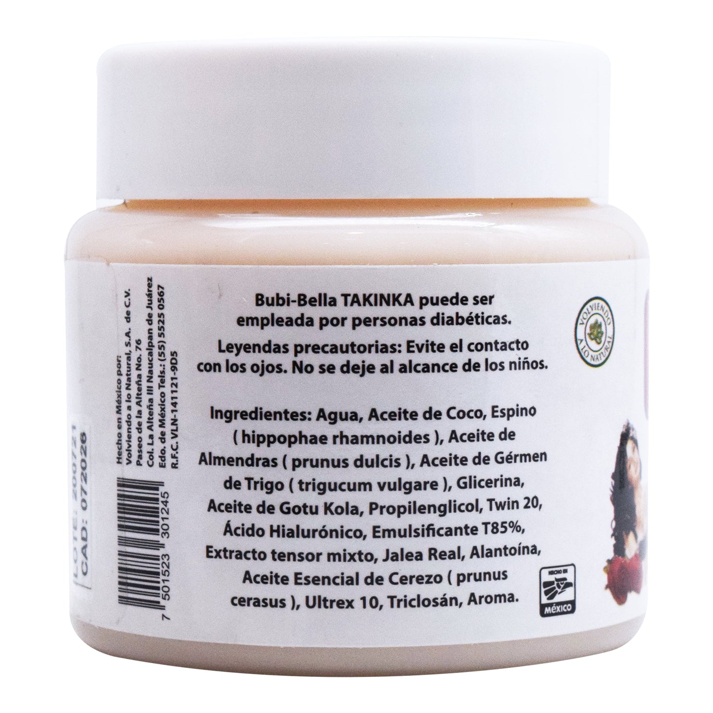 Crema Corporal Reafirmante Efecto Modelador 150 G (TAKINKA)