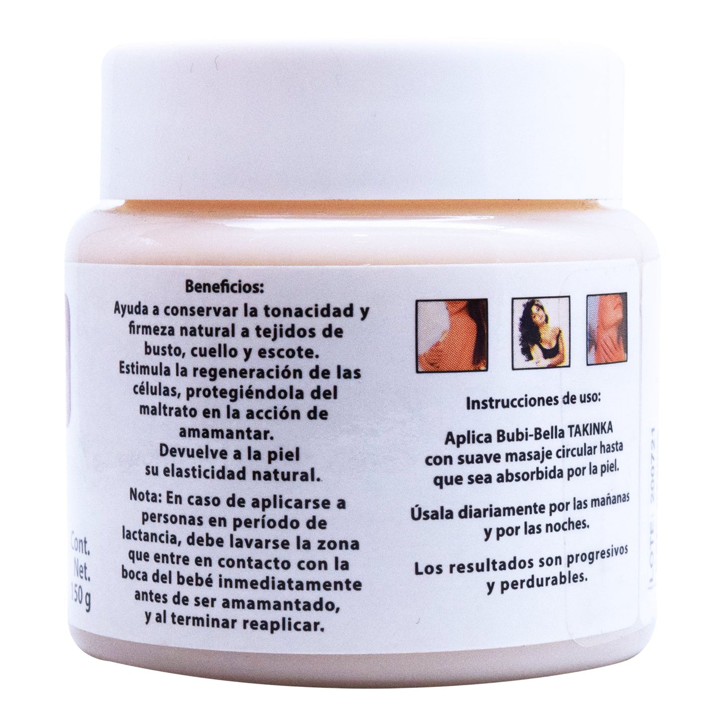 Crema Corporal Reafirmante Efecto Modelador 150 G (TAKINKA)