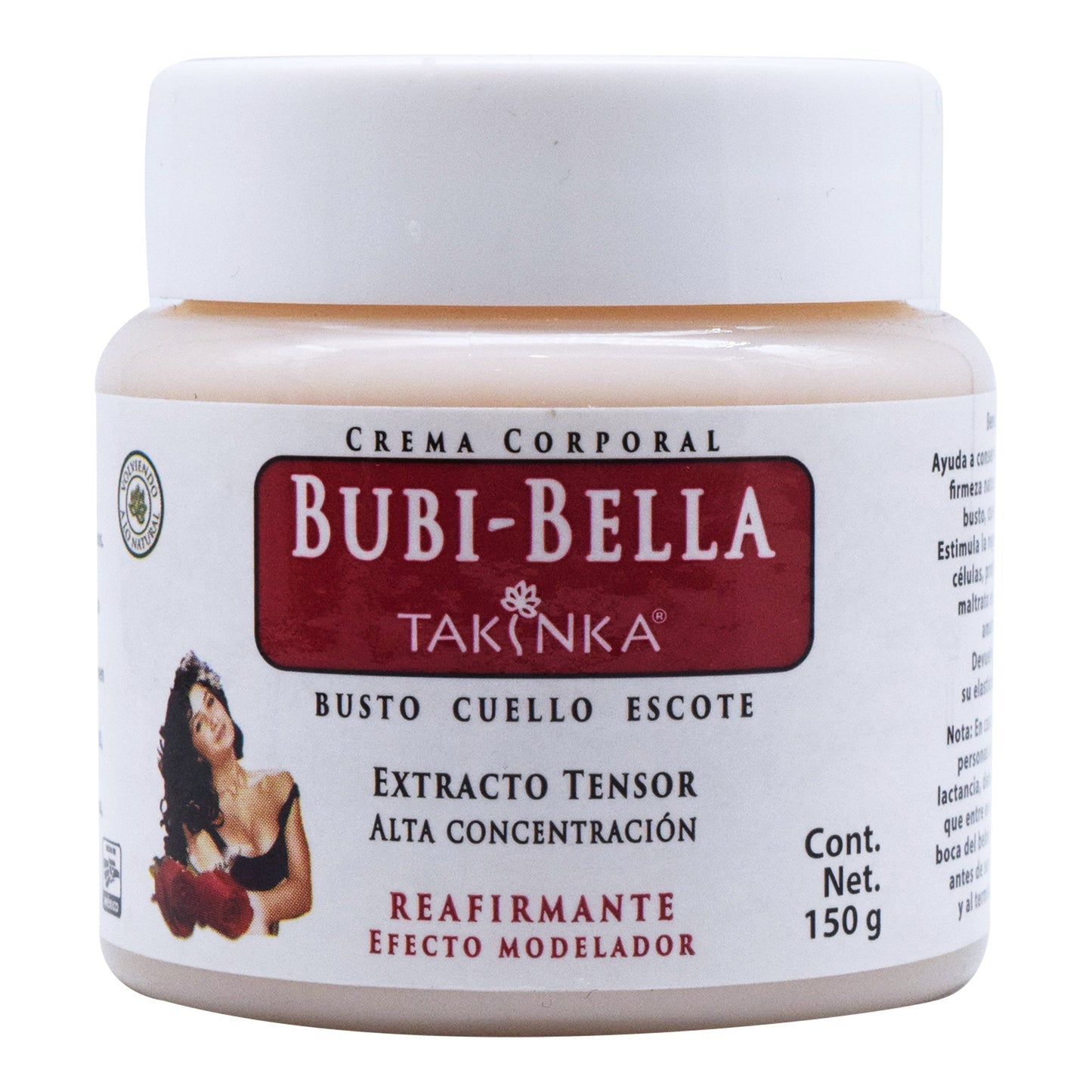 Crema Corporal Reafirmante Efecto Modelador 150 G (TAKINKA)
