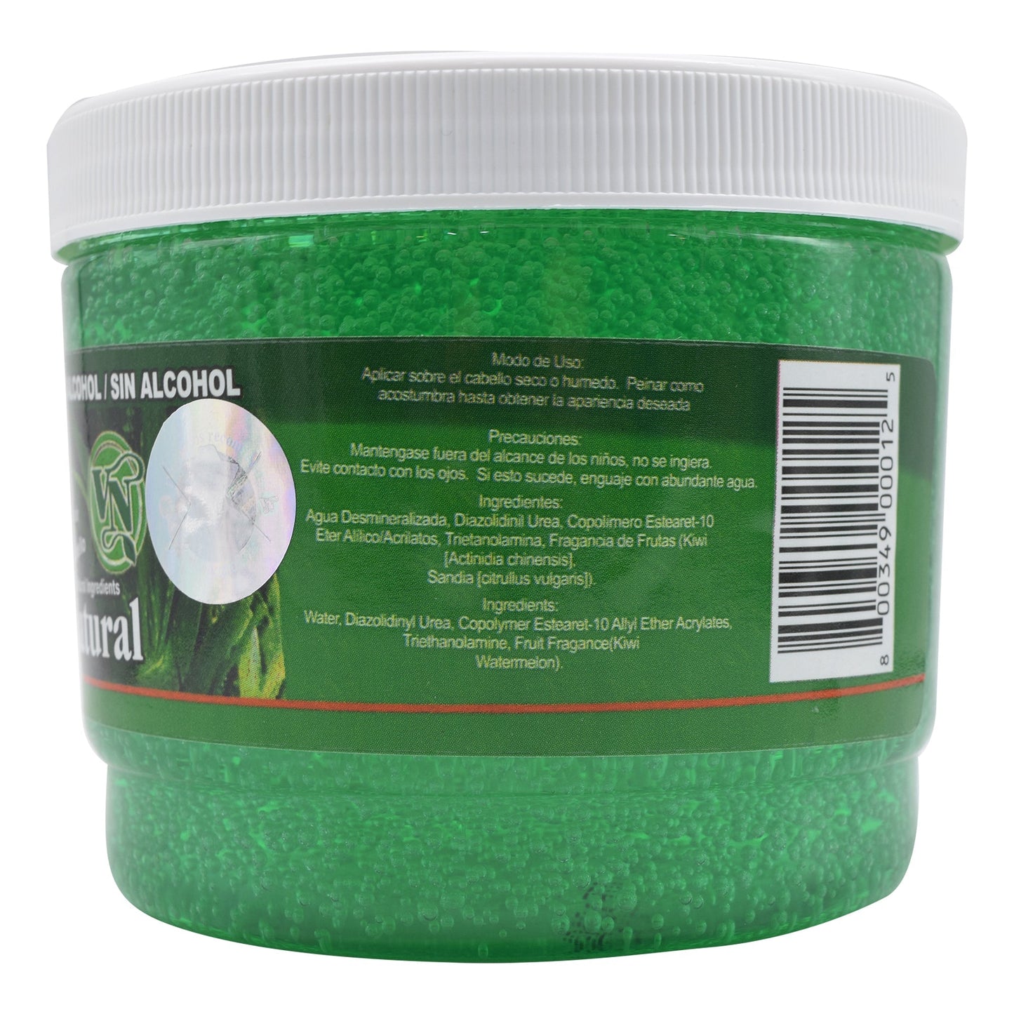 Gel Capilar 500 G (VERDE NATURAL)
