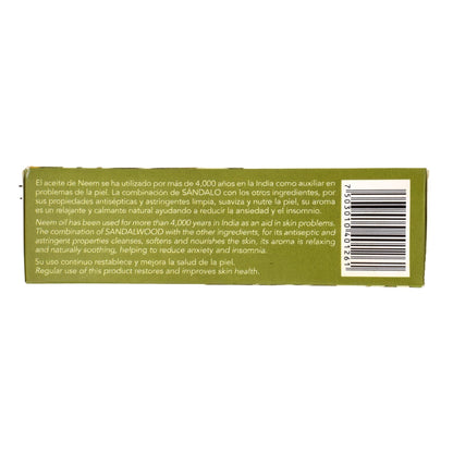 Jabon De Neem Con Sabila Y Sandalo 140 G (MANDUMED)