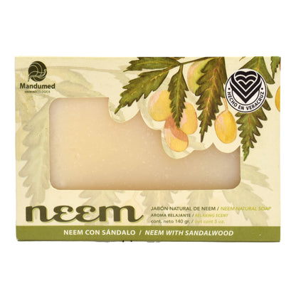 Jabon De Neem Con Sabila Y Sandalo 140 G (MANDUMED)