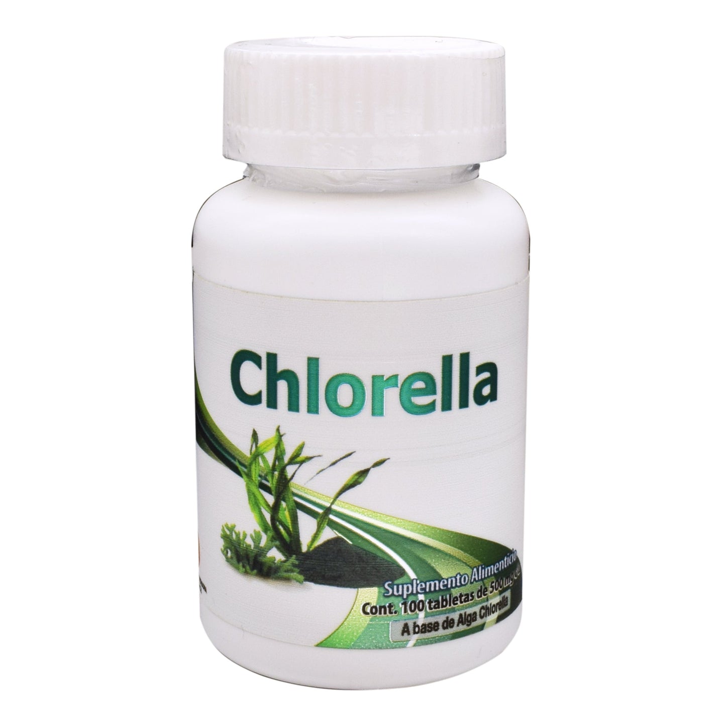 Chlorella 500 Miligramos 100 Tabletas (DOS MUNDOS)
