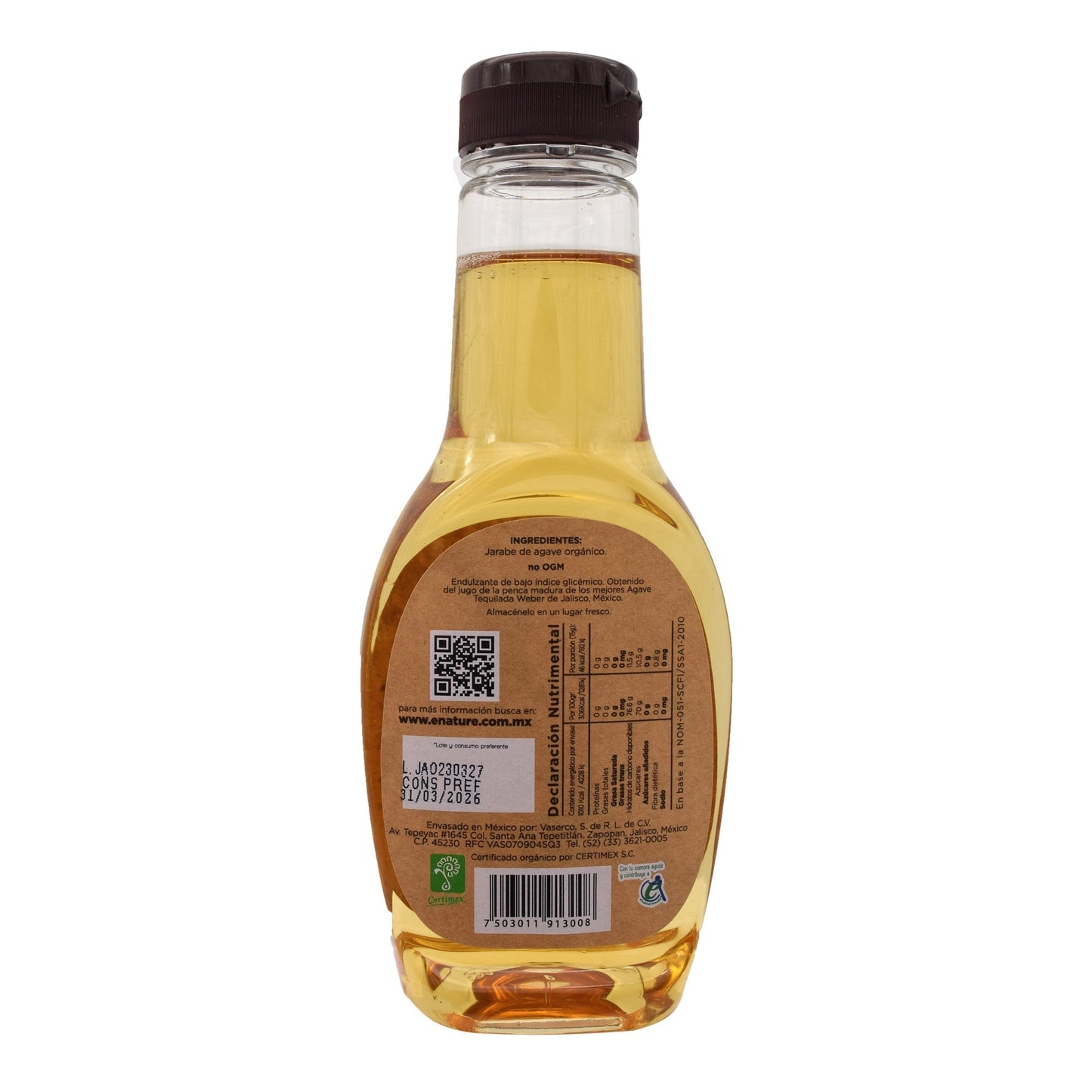 Jarabe De Agave Std Light 330 G (E-NATURE)