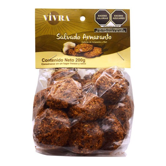 Galleta Salvado Miel Amaranto 200 G (GALLETAS VIVRA)