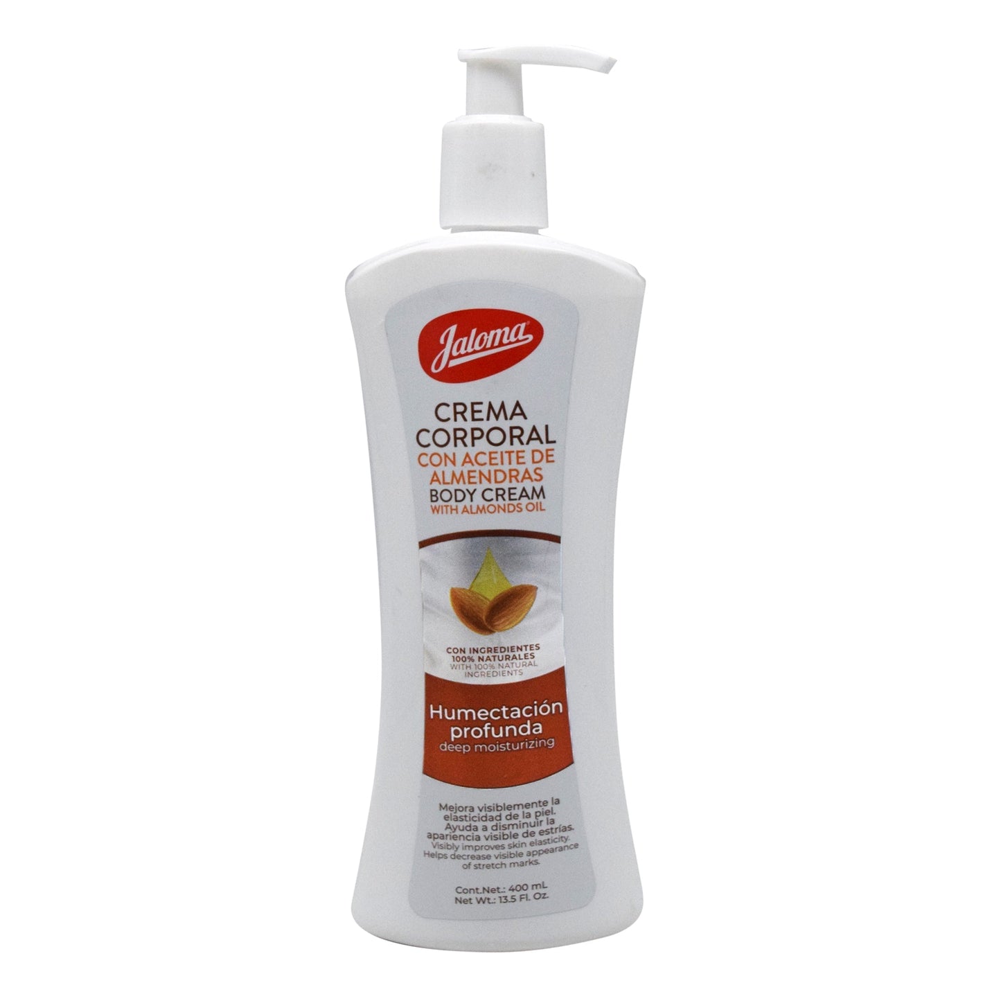 Crema Corporal Con Aceite De Almendras 400 Mililitros (JALOMA)