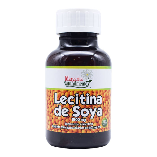Lecitina De Soya 100 Cápsulas (MARGARITA NATURAL)