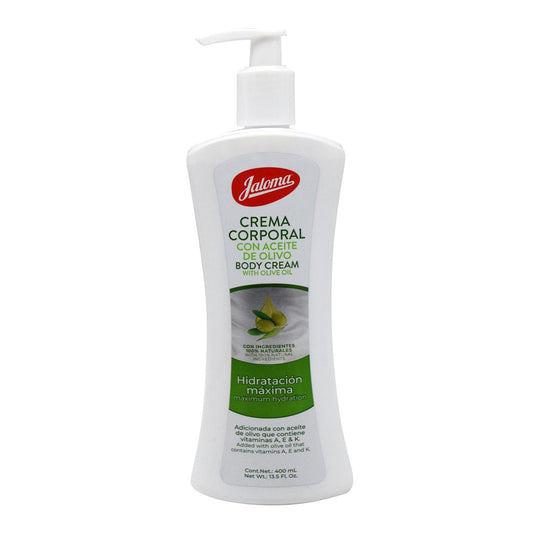 Crema Corporal Con Aceite De Olivo 400 Mililitros (JALOMA)