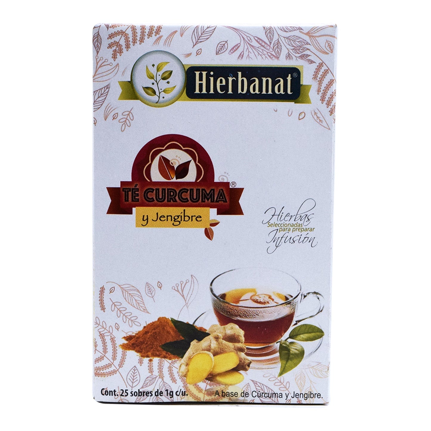 Te Curcuma Y Jengibre 25 Sob (HIERBANAT)