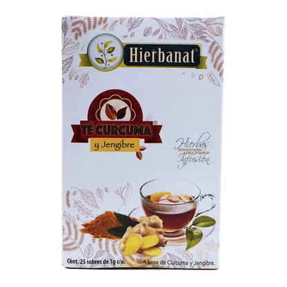 Te Curcuma Y Jengibre 25 Sob (HIERBANAT)