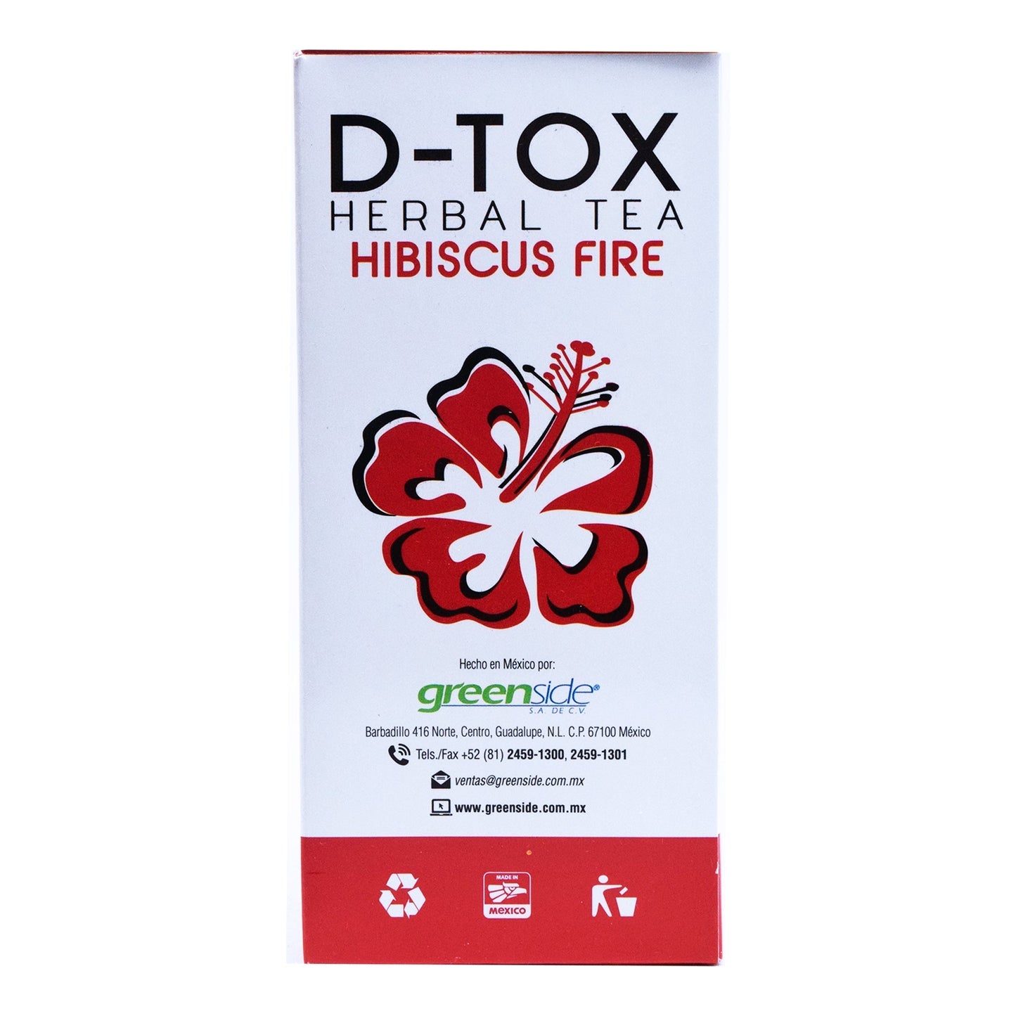 Detox Hiniscus Fire 20 Bolsitas (GREENSIDE)