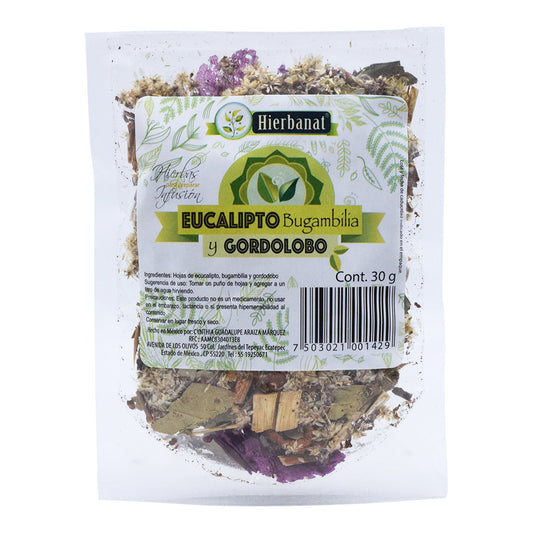 Eucalipto Bugambilia Y Gordolobo 30 G (HIERBANAT)