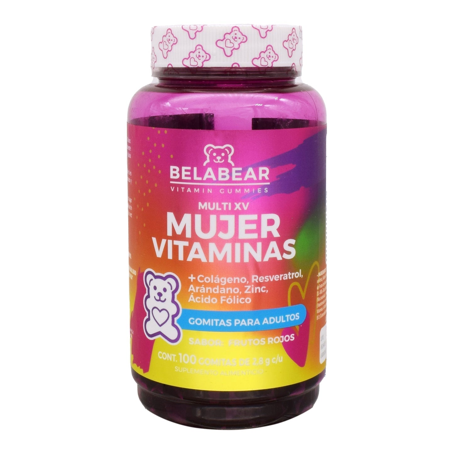 Gomitas Multi Para Mujer Frutos Rojos 280 G (BELABEAR)