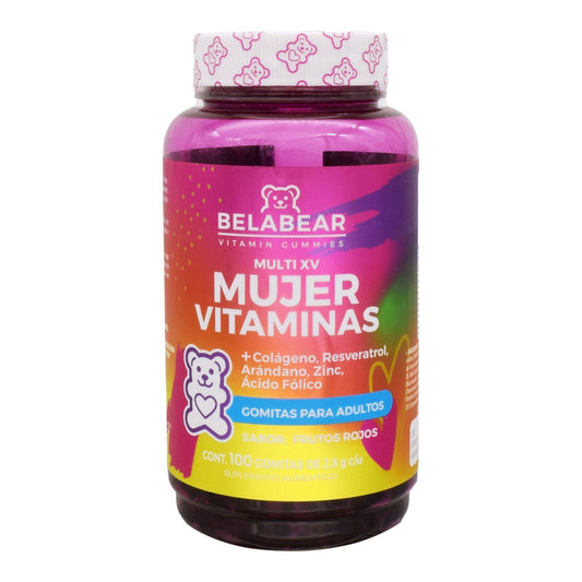 Gomitas Multi Para Mujer Frutos Rojos 280 G (BELABEAR)