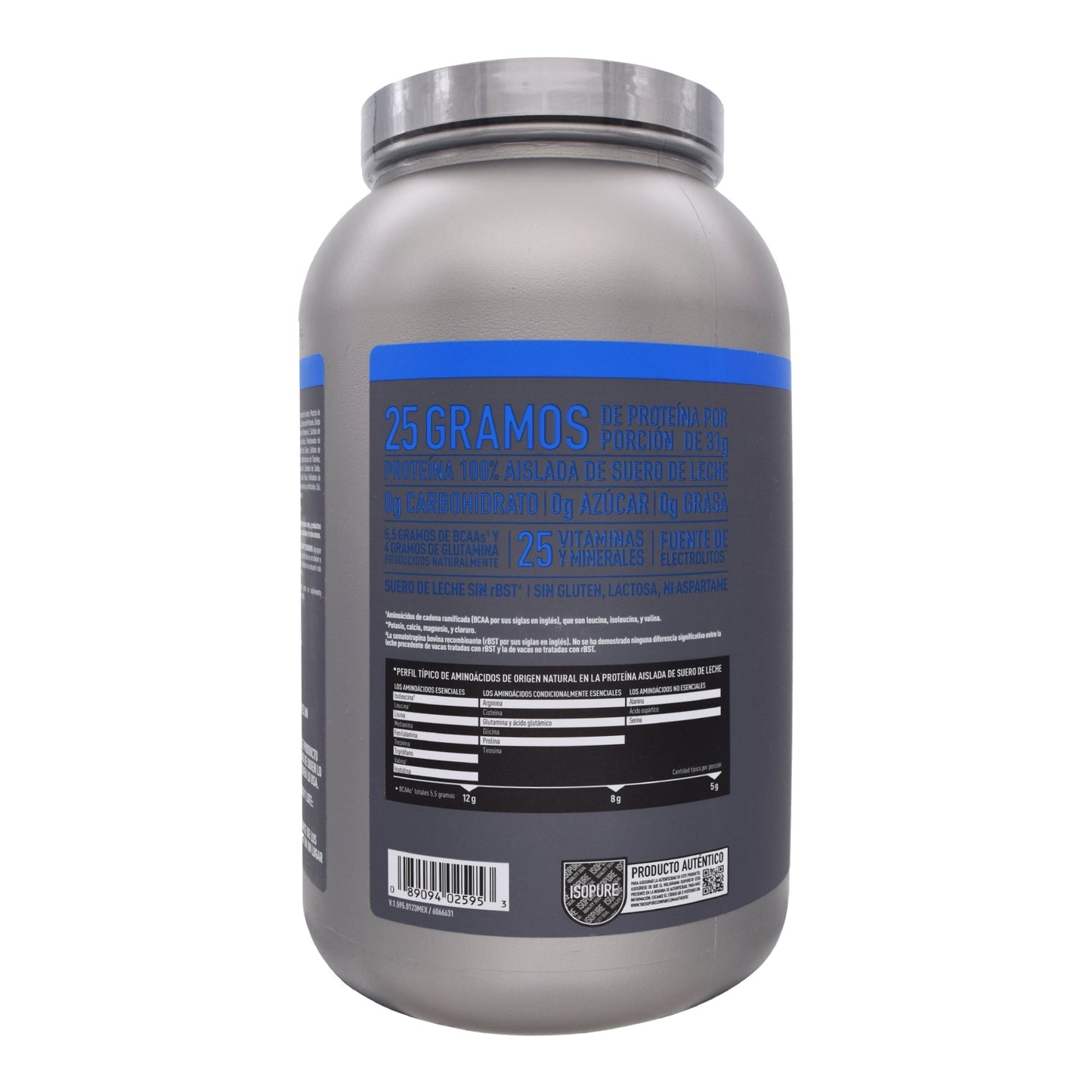 Isopure Low Carb Vainilla 3 Lb (GLANBIA)